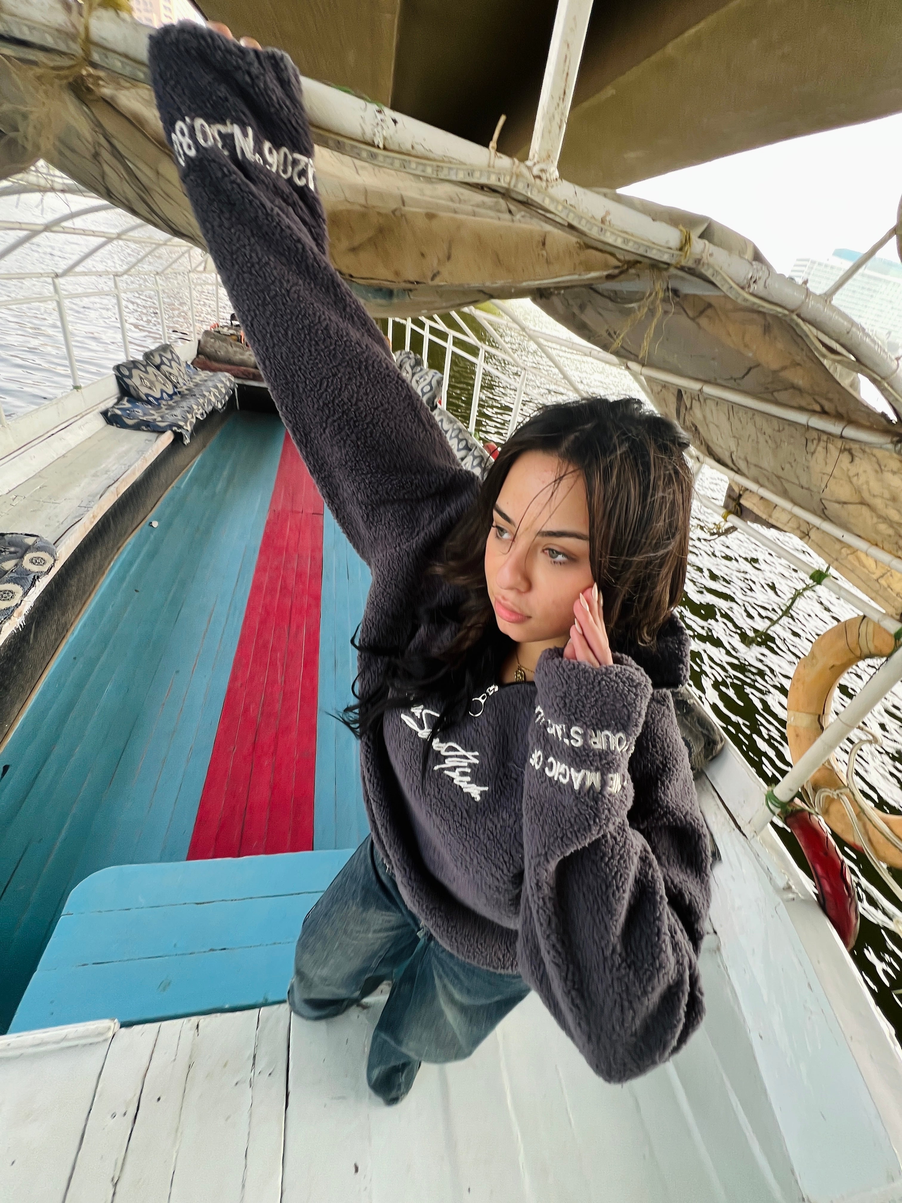 Shadow Grey Quarter Zipper