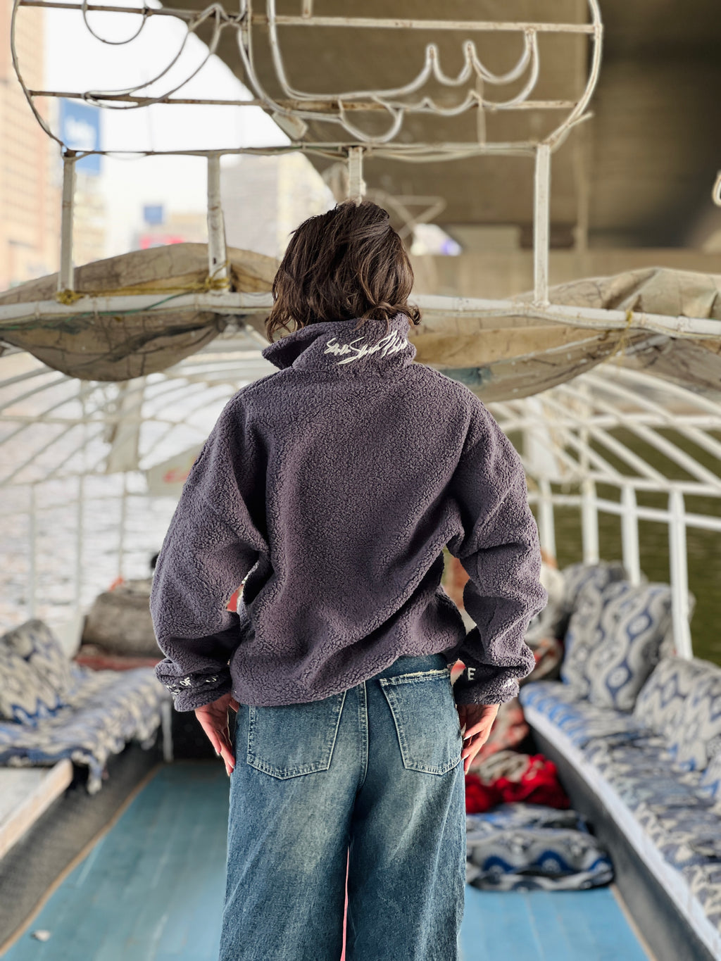 Shadow Grey Quarter Zipper