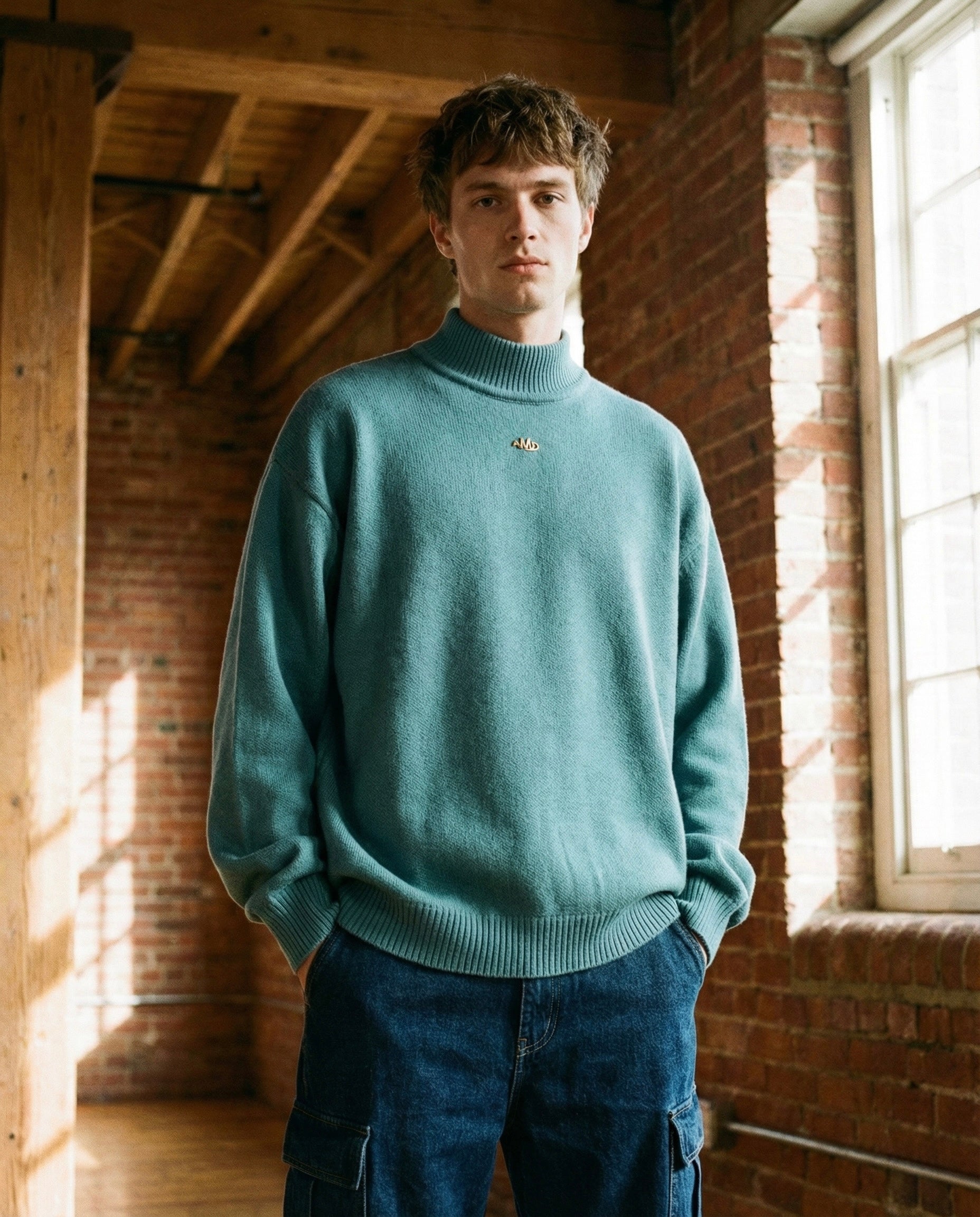 The Signature Teal Pullover.