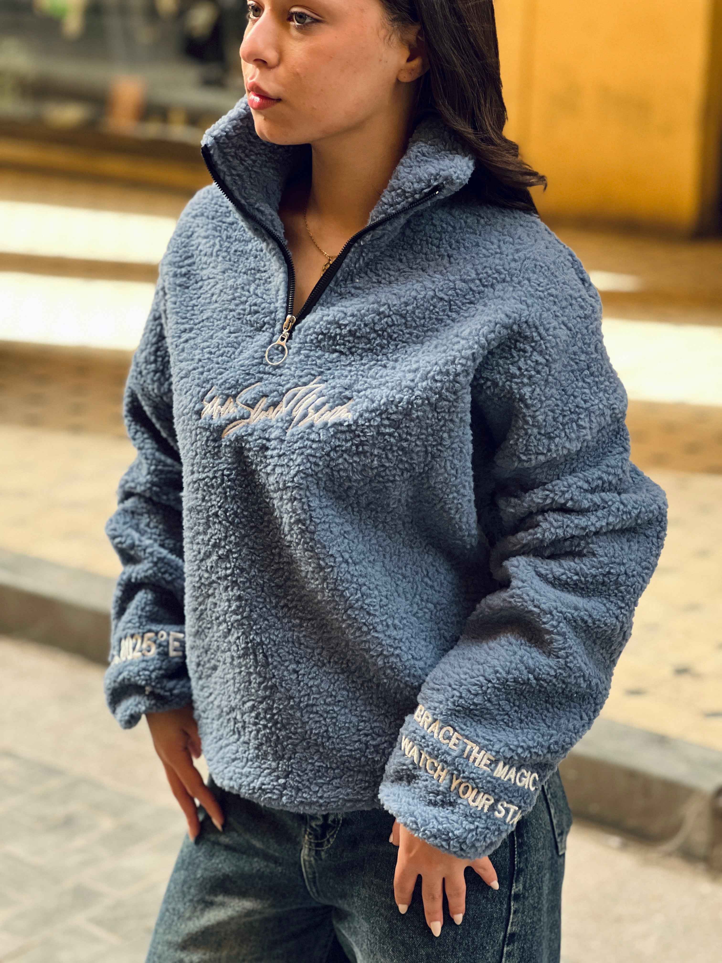 Phantom Blue Quarter Zipper