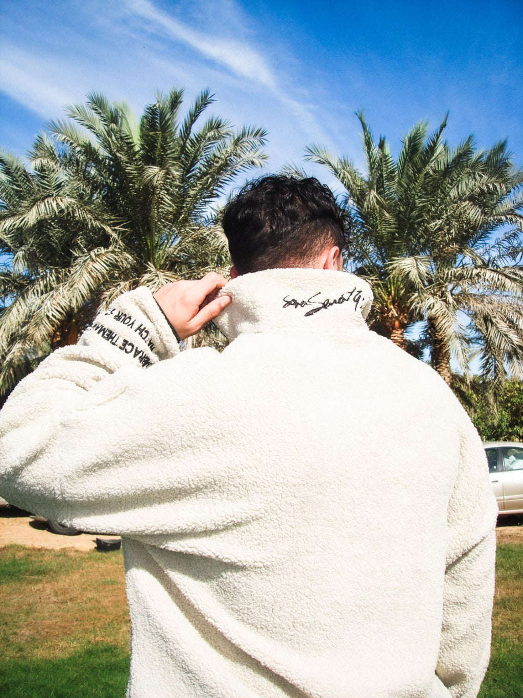 Keja Quarter Zipper-Beige-